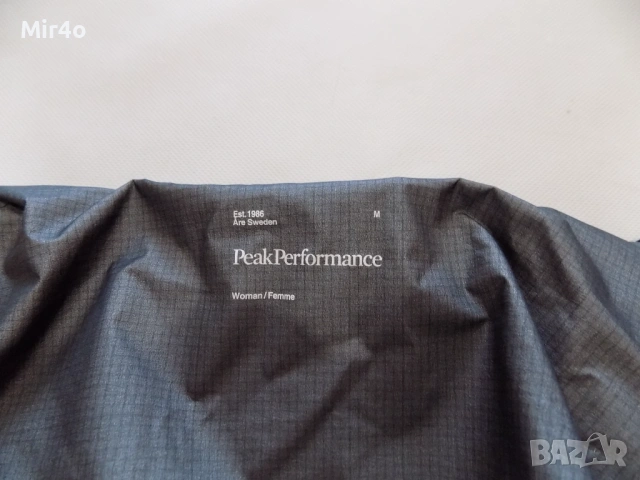 яке peak performance gore-tex pro горнище худи суичър блуза туризъм планина дамско оригинал М, снимка 10 - Якета - 48016758