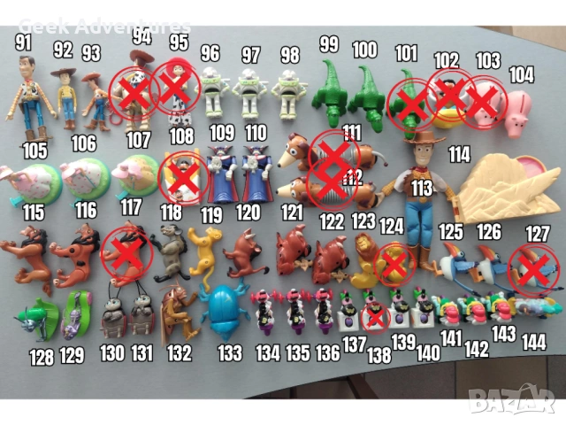 McDonalds Toys / Макдоналдс Играчки от 90те Винтидж Колекционерски, снимка 4 - Колекции - 46745216