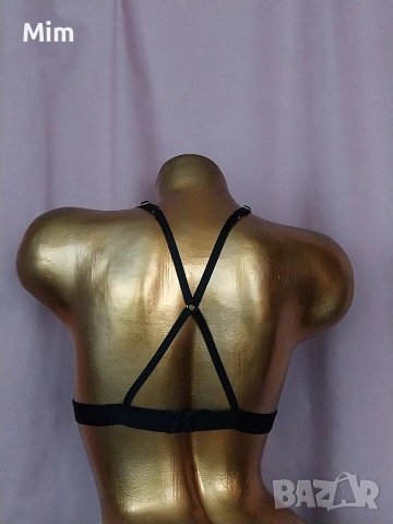 S Черен сутиен с рози и бикина , снимка 6 - Бельо - 54273871