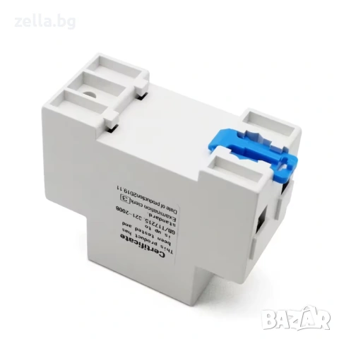 Монофазен електромер за DIN шина 35mm LCD 5(80)A 230V с измерване на kWh, напрежение 10419, снимка 11 - Друга електроника - 54693021