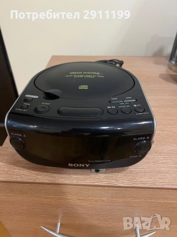 Радио CD плеър с будилник Sony