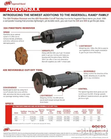 Ingersoll Rand 324-700-6 6 гумички за инструмент за премахване на лепило Ingersoll Rand серия 324 , снимка 2 - Винтоверти - 55558558