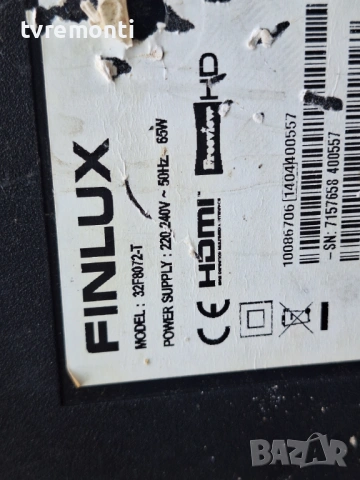 POWER BOARD ,17IPS19-5,V.1 061112 for 32inc DISPLAY VES315UNVL-N01 , Finlux 32F8072-T  , снимка 5 - Части и Платки - 54702920