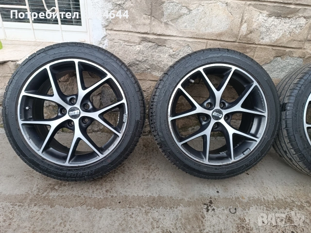 Алуминиеви джанти 18 5х115 Опел BBS с летни гуми 235/45/18, снимка 2 - Гуми и джанти - 54180783