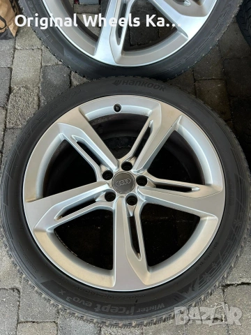 Оригинални джанти с гуми за Audi / Ауди 21" 5x112, снимка 4 - Гуми и джанти - 54990901