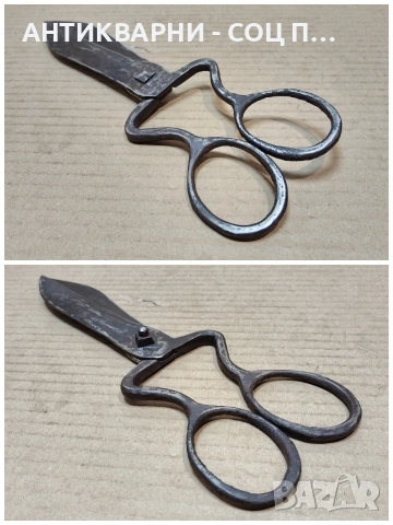 Стара Кована Ножица. / НОМЕР 1759., снимка 6 - Антикварни и старинни предмети - 53991356