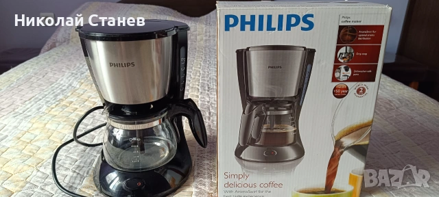 Продавам шварц кафемашина Philips Daily Collection HD7435/20