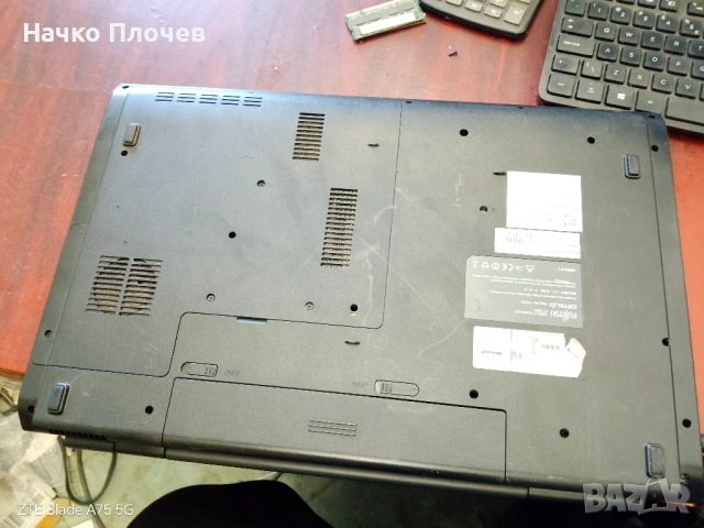 Лаптоп Fujitsu Amilo Pi3660 | 18.4" екран – Идеален за филми и работа, снимка 3 - Части за лаптопи - 54300434