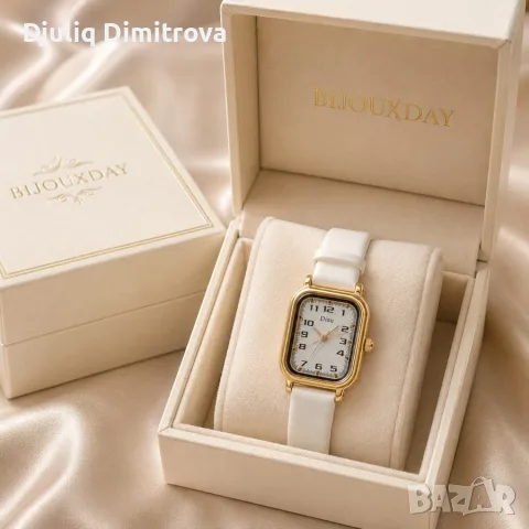 Дамски часовник Disu Classic White