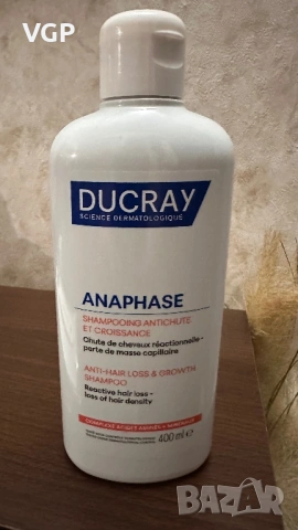 Ducray Anaphase+ стимулиращ шампоан против косопад, снимка 5 - Продукти за коса - 54411037