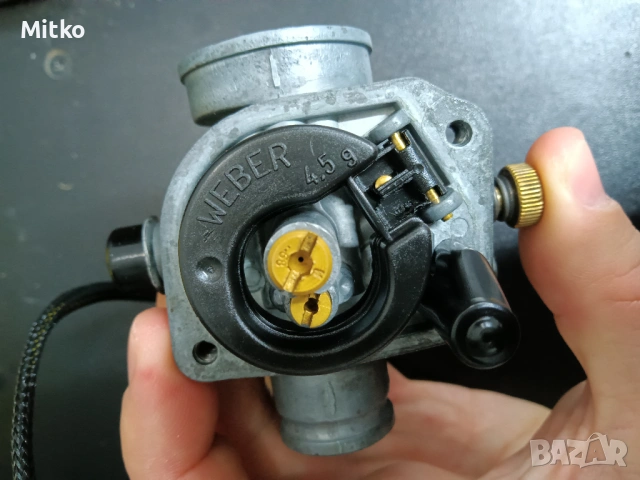 Карбуратор Weber 12 0M за скутер/мотопед/atv, снимка 7 - Части - 54023614