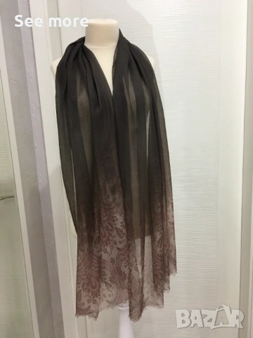 FURLA модал и кашмир, снимка 2 - Шалове - 53955138