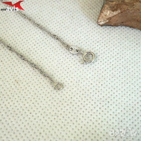 Синджир с 14К златно покритие 251104, снимка 3 - Колиета, медальони, синджири - 54696086