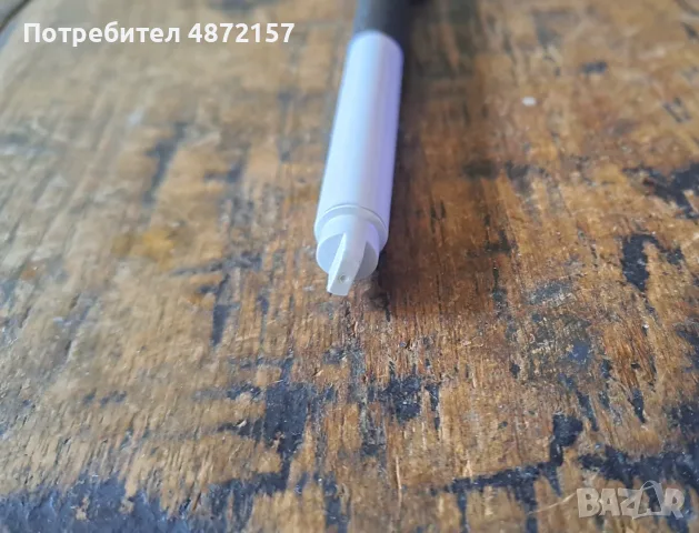 ролер Лами Lamy бял с черен гумен грип модел 377, снимка 12 - Други - 55577046