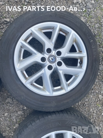 Джанти 17” Renault Kadjar/Nissan Qashqai /5x114.3/ с летни гуми 215/60/17, снимка 4 - Гуми и джанти - 55331586