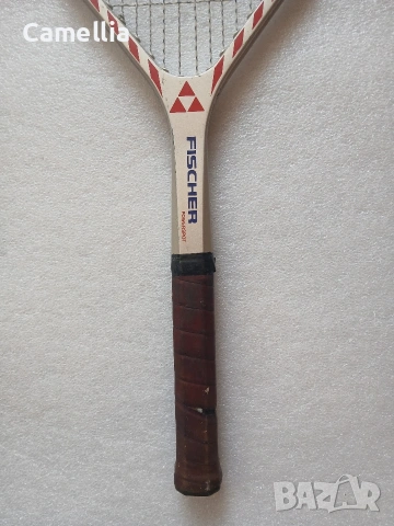 Ретро тенис ракета Fischer, снимка 3 - Тенис - 53884841