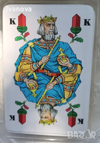 Стари немски карти за белот със златен ръб, нови, снимка 2 - Карти за игра - 55068415