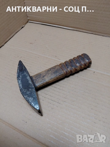 Соц Стар Ръчно Кован Каменоделски Чук 0.850кг. НОМЕР 1214., снимка 2 - Антикварни и старинни предмети - 54169014