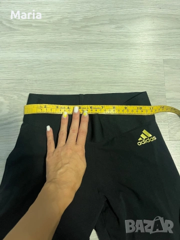 Оригинален дамски клин Adidas XS черен със златисти елементи, снимка 6 - Спортни екипи - 55194601