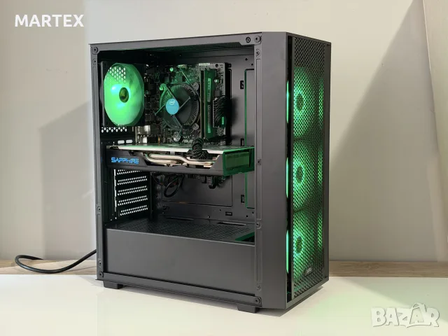 Геймърски компютър i5-7400 | RX570 4GB | 8GB DDR4, снимка 2 - Геймърски - 55335781