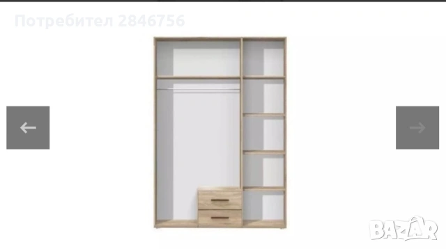 Гардероб , снимка 2 - Гардероби - 53984382