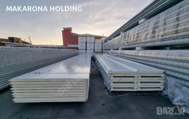 Сандвич панели 40мм дебелина 1 метър широчина , снимка 2 - Облицовки - 54006770