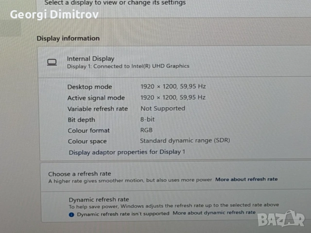 Dell XPS 7390 2 in 1 отличен i5-1035G1/8RAM/256NVMe/Full HD+ Touchscreen, снимка 6 - Лаптопи за работа - 54982595