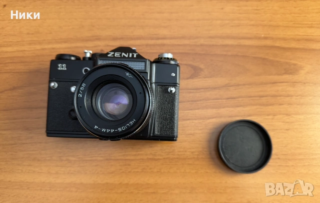 Продавам фотоапарат ZENIT 11 с обектив NELIOS - 44M - 4 и оригинален калъф., снимка 3 - Фотоапарати - 54539459