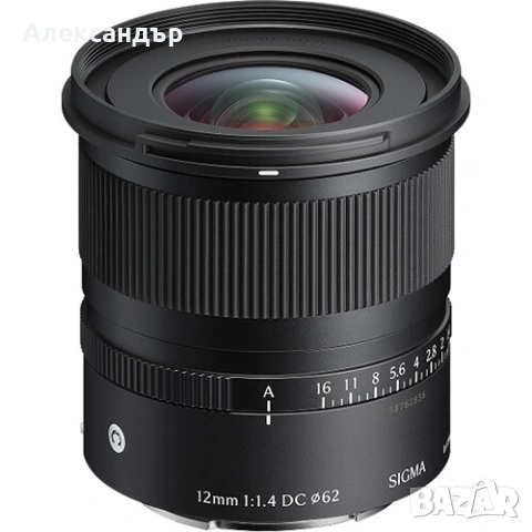 Чисто нов обектив Sigma 12mm f/1.4 DC Contemporary (Canon RF) + Гаранция, снимка 2 - Обективи и филтри - 54335625