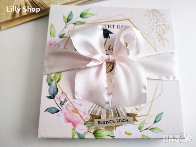 ЛУКСОЗНА СТЪКЛЕНА КАРТИЧКА ЗА АБИТУРИЕНТСКИ БАЛ | НЕЗАБРАВИМ СПОМЕН, снимка 3 - Други - 54224406