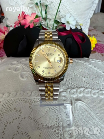 Rolex Нов Мъжки Часовник Кварцов Механизъм Ролекс 
