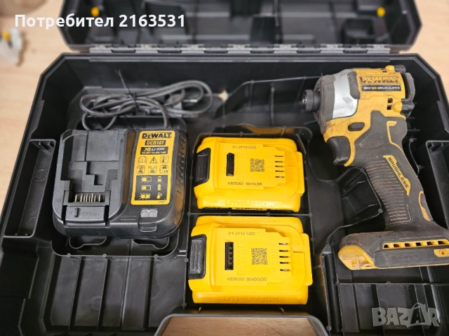 Dewalt акумулаторен Импакт DCF850 с 2 ач батерии