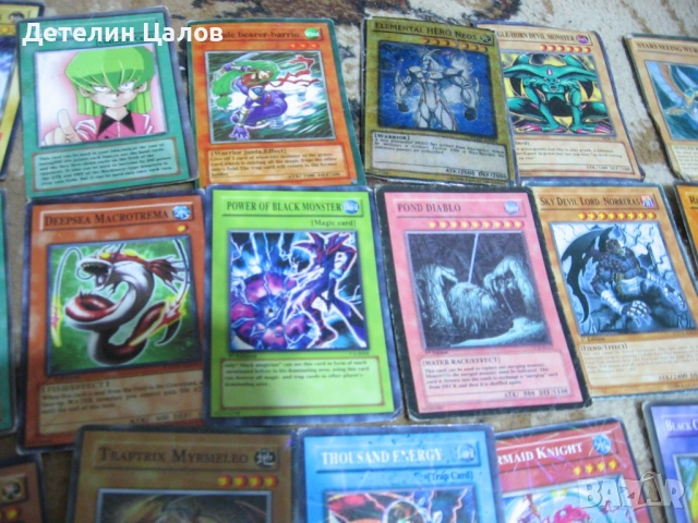 Колекция 74 редки yu-gi-oh карти за игра, снимка 3 - Настолни игри - 54598330