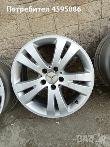 OEM джанти 17 5x112 Mercedes C-class w204, снимка 4 - Гуми и джанти - 55257152