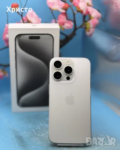 Apple iPhone 15 Pro, 512GB, 5G, White Titanium, снимка 4 - Apple iPhone - 55415955