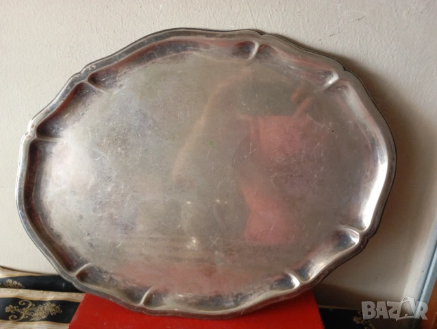 Винтидж посребрен поднос,табла