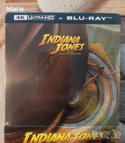  INDIANA JONES ( 5 ) / AND THE DIAL OF DESTINY 4K + Blu Ray Steelbook