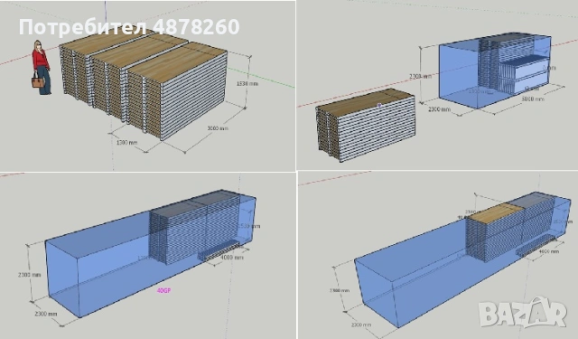 Тента тип Пагода за събития 4×3м. с възможност за удължаване до 51 м, с подова система – като нова, снимка 3 - Друго търговско оборудване - 55186443