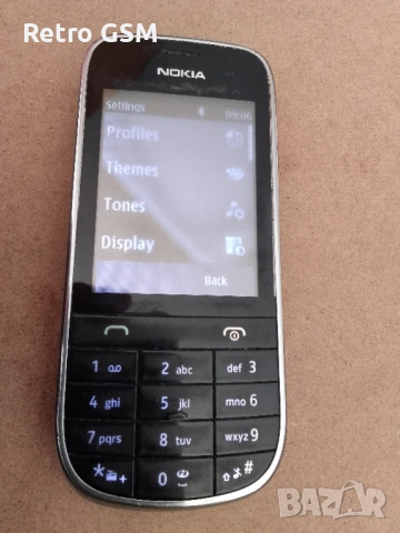 Nokia Asha 203 - Touch & Type (+ кабел за зареждане)
