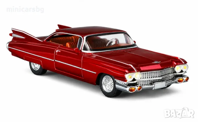 Метални колички: Cadillac Eldorado 1959, снимка 3 - Колекции - 54248689