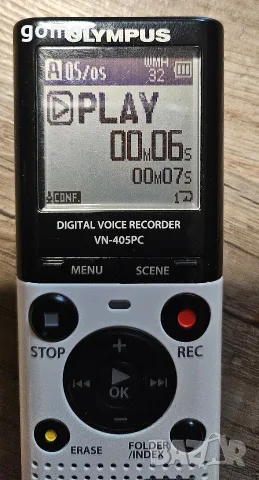 Дигитален диктофон Olympus VN-405PC – 2 GB, до 823 часа запис, снимка 2 - Друга електроника - 55581945