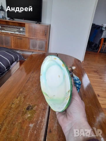 Стара керамична ваза, снимка 6 - Вази - 54291475