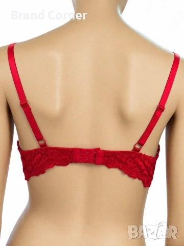Hunkemöller червен дантелен сутиен - 80D, снимка 4 - Бельо - 54501313