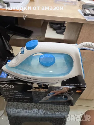 парна ютия Braun TexStyle 1 (модел SI 1050), снимка 3 - Ютии - 55329238