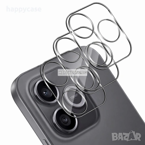 Honor 600 Lite 5G / 3D 9H Безцветен стъклен протектор за камера, снимка 2 - Фолия, протектори - 54302265