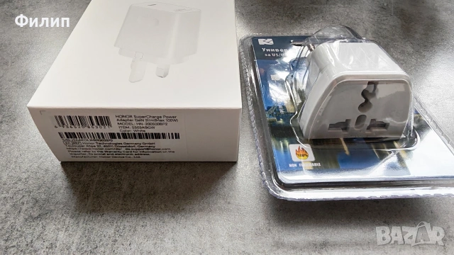 UK Зарядно Honor SuperCharge 100W Gan USB-C за Magic 8 Pro, Magic 7 Pro, Honor 600 Pro, Honor 400, снимка 3 - Оригинални зарядни - 54728956