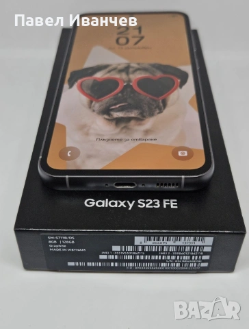 Samsung Galaxy S23 FE 128Gb/8Ram Graphite, снимка 2 - Samsung - 54890001