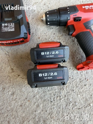 Hilti SF 2-A12 безчетков винтоверт, снимка 2 - Винтоверти - 54584518
