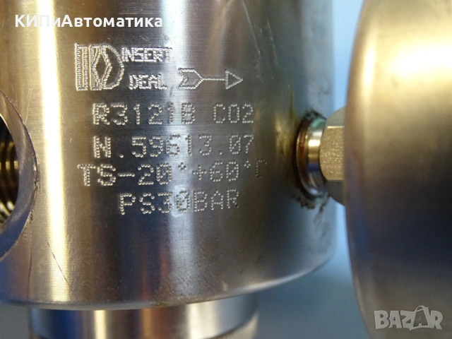 регулатор на налягане Insert R3121B CO2 Pressure Regulator 0-6Bar PS30Bar, снимка 4 - Резервни части за машини - 54193388