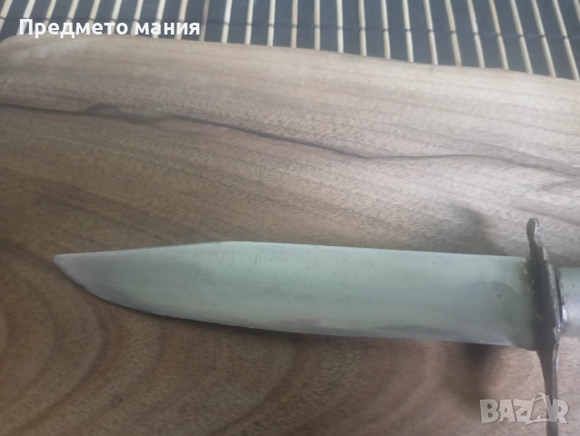Старинен български ловен нож от соца, снимка 3 - Ножове - 55102294